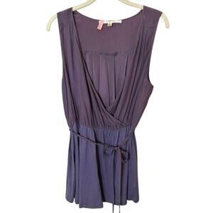 Vintage Y2K Walter Anthropologie 100% Silk Blouse Purple sz. 6